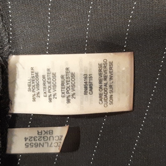 Asymmetrical Pinstripe Top with flare sleeves - Picture 7 of 11